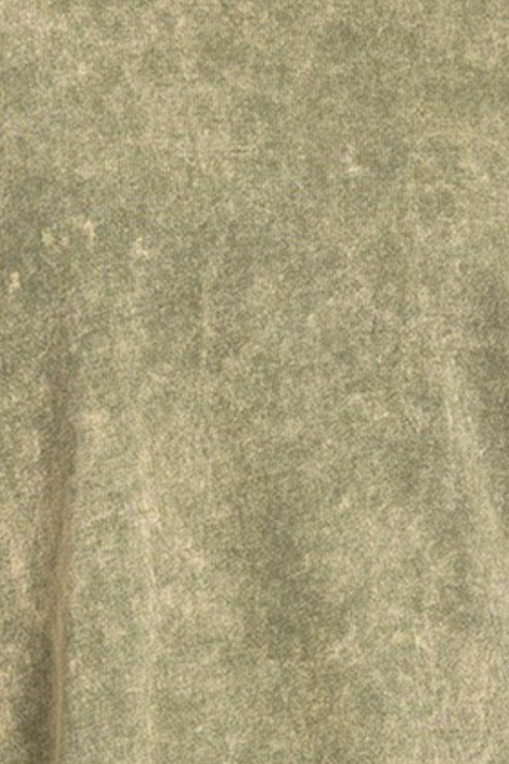 Zenana Heathered Round Neck Short Sleeve Blouse - MimiStylez