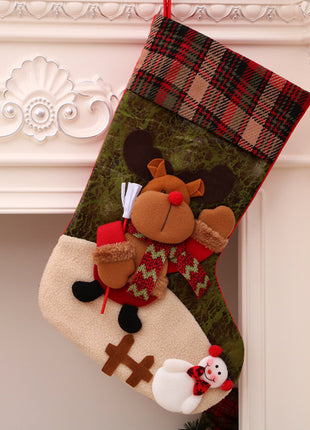 Christmas Stockings - Decorations Santa Claus Stocking Christmas Bag