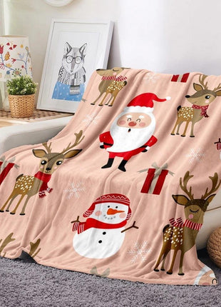 Christmas Printing Flannel Blanket