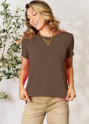 Basic Bae Full Size Round Neck Short Sleeve T-Shirt - MimiStylez