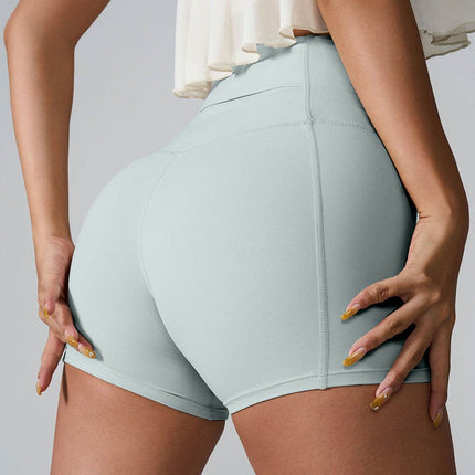 High Waist Active Shorts - MimiStylez