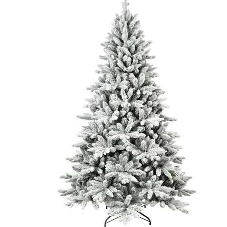 5FT Flocking Hinged Christmas Tree