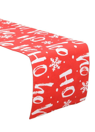 Christmas Table Flag Double Printing Snowman Table Mat