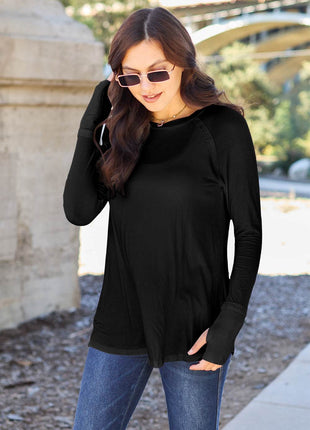 Basic Bae Full Size Round Neck Long Sleeve T-Shirt - MimiStylez