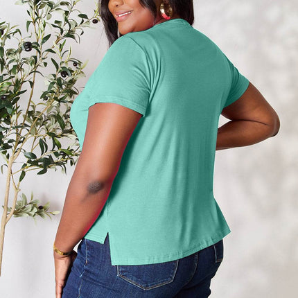 Basic Bae Full Size Round Neck Short Sleeve T-Shirt - MimiStylez
