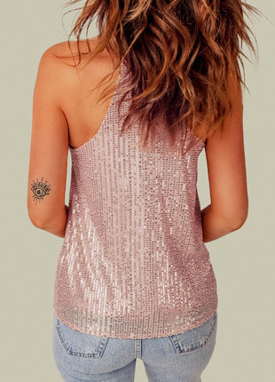 Sequin Racerback Tank - MimiStylez