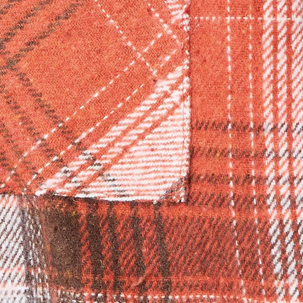 Double Take Plaid Collared Neck Long Sleeve Shirt - MimiStylez