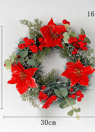 Christmas Wreath Pinecone Wreath Door Hanging Decoration