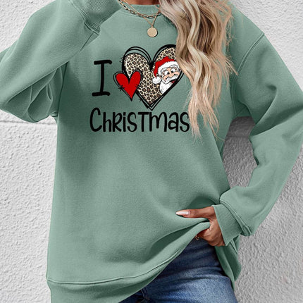 CHRISTMAS Graphic Round Neck Sweatshirt - MimiStylez