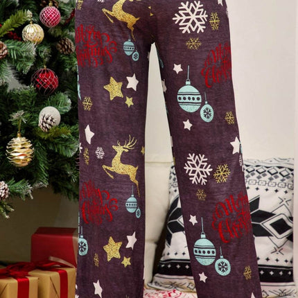 Christmas Straight Leg Pants - MimiStylez