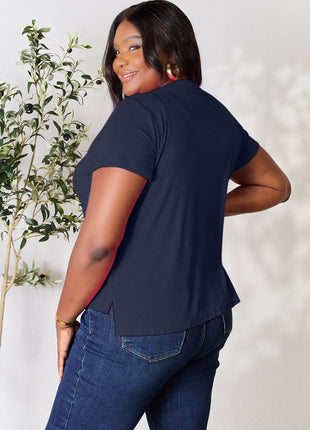 Basic Bae Full Size Round Neck Short Sleeve T-Shirt - MimiStylez