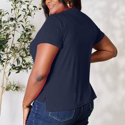 Basic Bae Full Size Round Neck Short Sleeve T-Shirt - MimiStylez