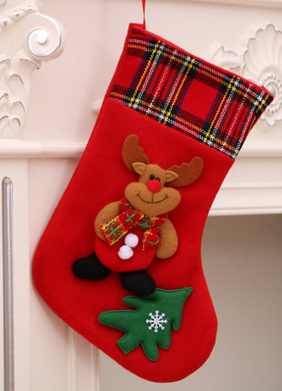 Christmas Stockings - Decorations Santa Claus Stocking Christmas Bag