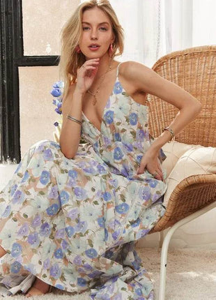 ADORA Bow Back Floral Cami Dress - MimiStylez