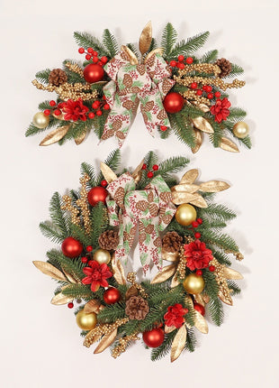 Christmas Garland, Wreath Upside Down Ornaments