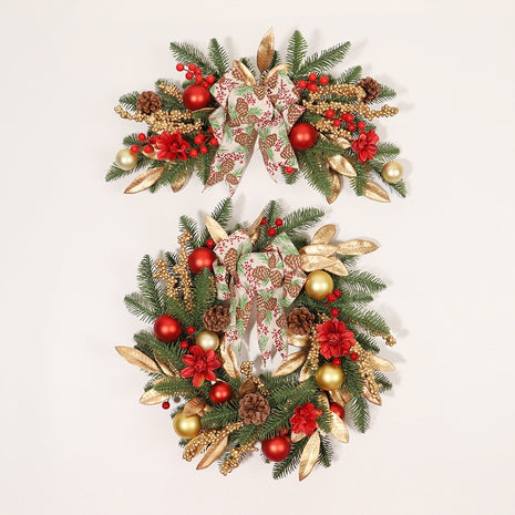 Christmas Garland, Wreath Upside Down Ornaments
