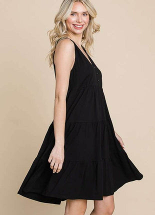 Culture Code Racerback Tiered Tank Dress - MimiStylez