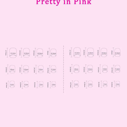 SO PINK BEAUTY Press On Nails 2 Packs - MimiStylez