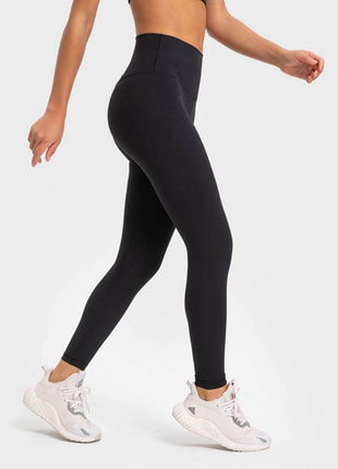 Highly Stretchy Wide Waistband Yoga Leggings - MimiStylez