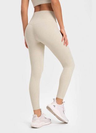 Highly Stretchy Wide Waistband Yoga Leggings - MimiStylez