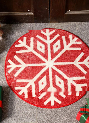 Christmas Cashmere-like Carpet Easy To Care