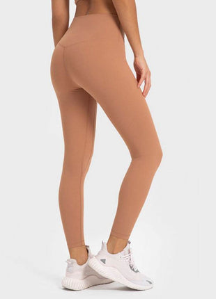 Highly Stretchy Wide Waistband Yoga Leggings - MimiStylez