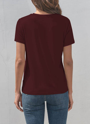 Dragonfly Graphic Round Neck Short Sleeve T-Shirt - MimiStylez
