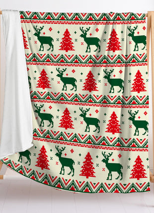 Christmas 3D Digital Printing Flannel Blanket