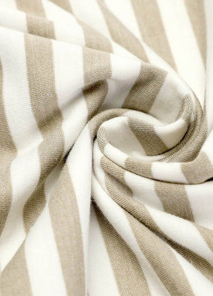 Tied Striped Cap Sleeve Dress - MimiStylez