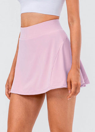 High Waist Pleated Active Skirt - MimiStylez