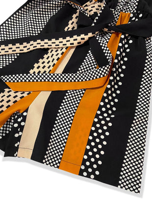 Tied Color Block Sleeveless Romper - MimiStylez