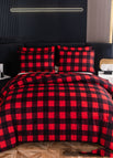 Red Plaid / 135X200Xcm And Pillowcase