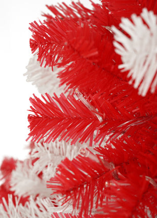 6ft Candy Cane Christmas Tree With 300 LED Lights And 900 Bendable Branches