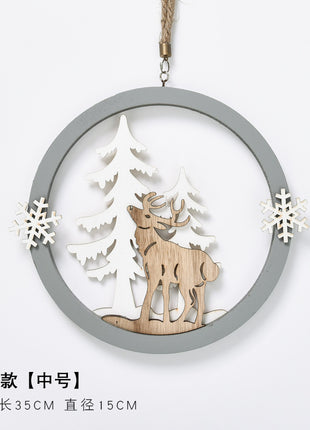 Hemp rope elk pendant