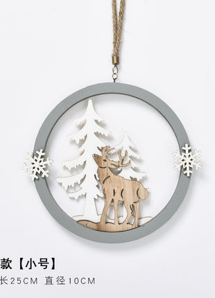 Hemp rope elk pendant