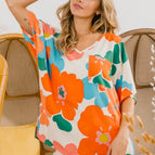 Crema/Naranja/Azul