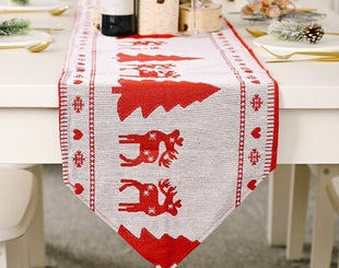 Christmas decorations knitting cloth table decor