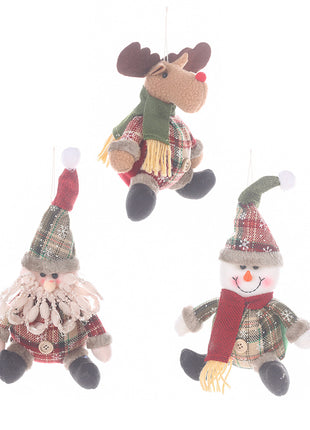Christmas Elk Santa Claus Snowman Christmas Decorations