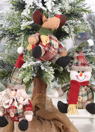 Christmas Elk Santa Claus Snowman Christmas Decorations