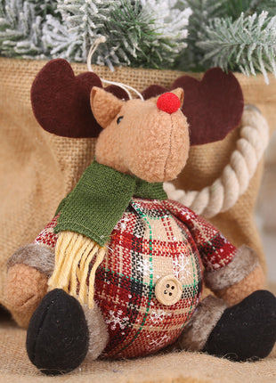 Christmas Elk Santa Claus Snowman Christmas Decorations