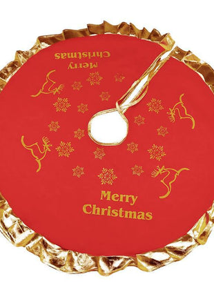 Christmas Decorations Christmas Tree Skirt Deer Carriage Tree Skirt