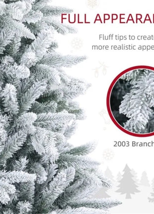 8FT Flocked Christmas Tree