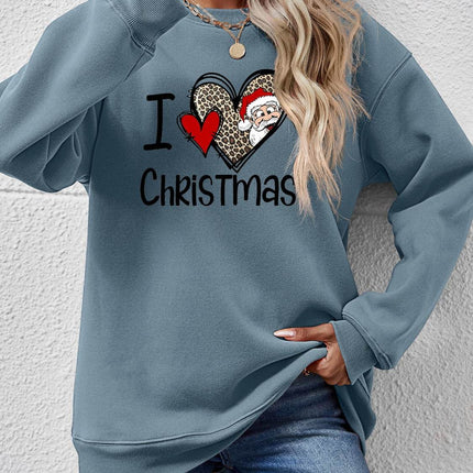 CHRISTMAS Graphic Round Neck Sweatshirt - MimiStylez