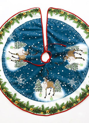 Christmas tree skirt Christmas tree decorations Christmas gifts Christmas scene matching