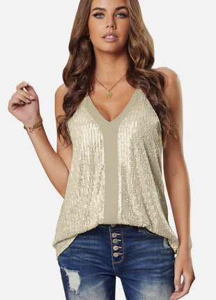 Sequin Racerback Tank - MimiStylez