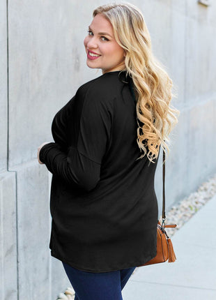 Basic Bae Full Size Round Neck Dropped Shoulder T-Shirt - MimiStylez