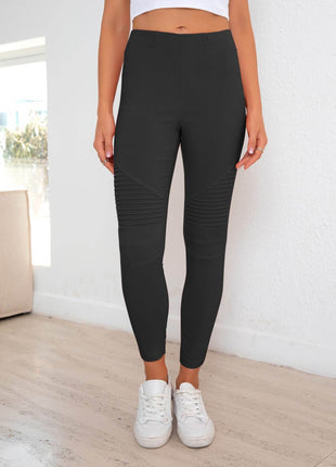 Ribbed Detail Leggings - MimiStylez