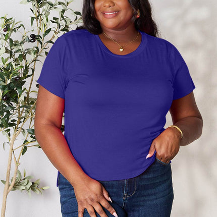 Basic Bae Full Size Round Neck Short Sleeve T-Shirt - MimiStylez