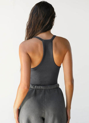 Scoop Neck Wide Strap Tank - MimiStylez