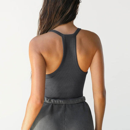 Scoop Neck Wide Strap Tank - MimiStylez